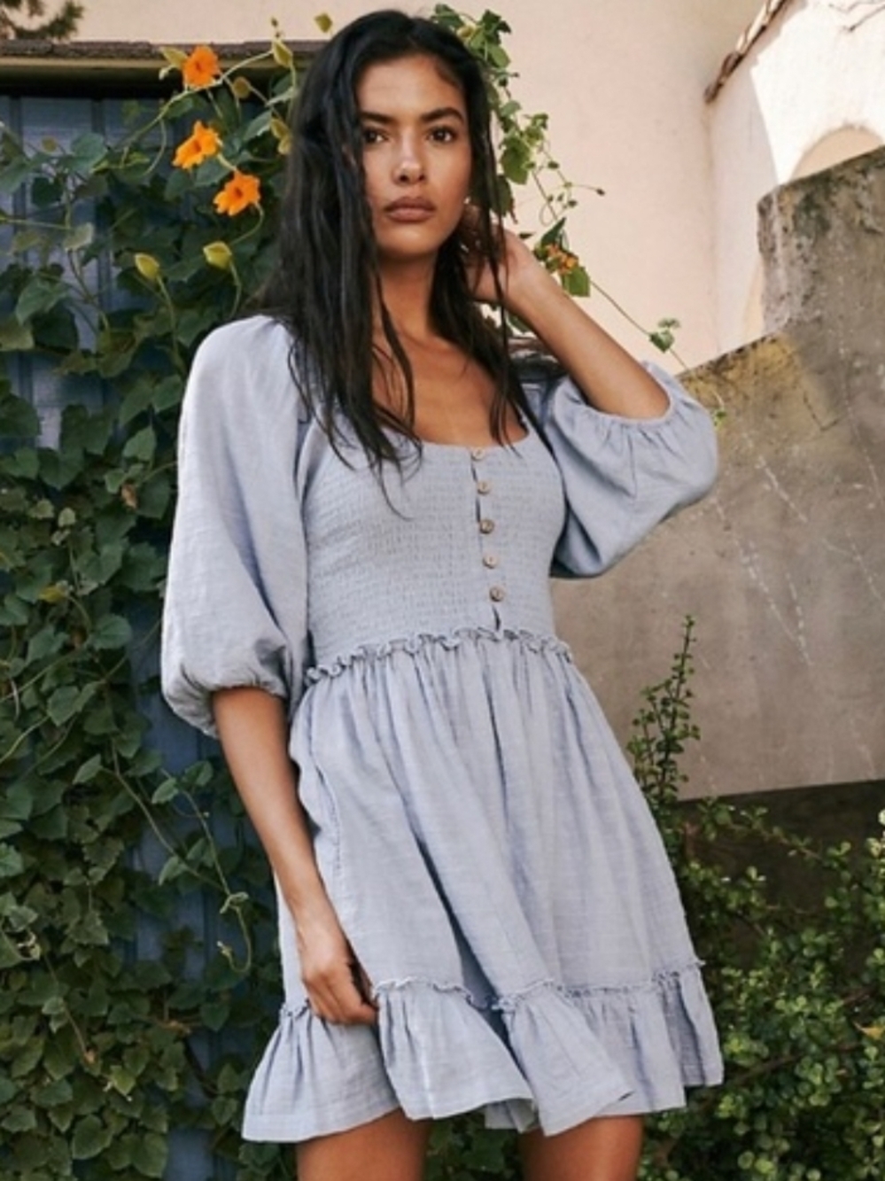 Free People Summer Picnic Mini Dress Size Medium